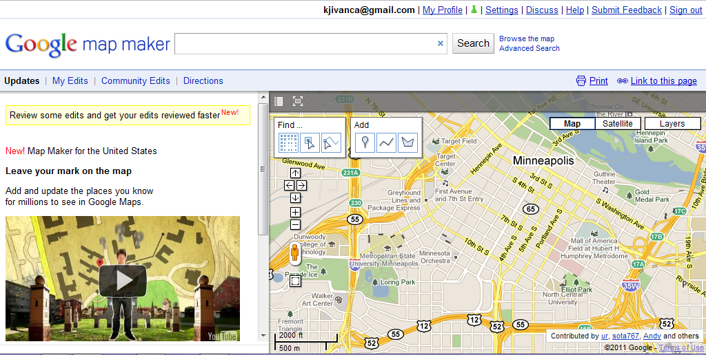 Google Map Maker (2011)